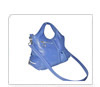 Кожаная синяя сумка