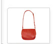 Красная кожаная сумка